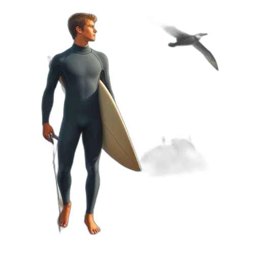 creature, animal, concept art, 3d render, comic book art, fantasy art, underwater, young transparent PNG cut-out