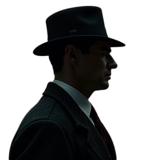 hat, staff, face, jacket, photorealistic, concept art, comic book art, 3d render transparent PNG cut-out