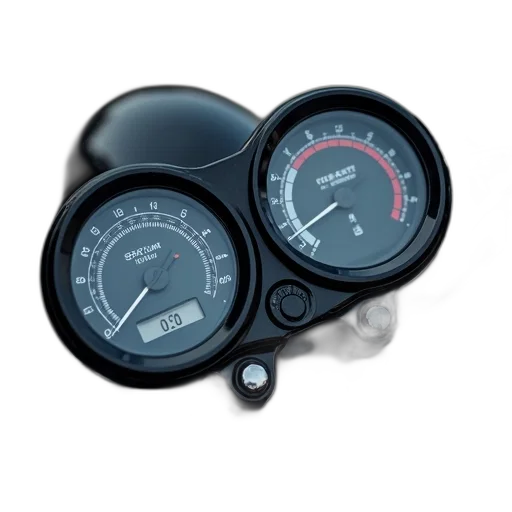 car, close-up, motorcycle, speedometer, tachometer, shows, reading, handlebars transparent PNG cut-out