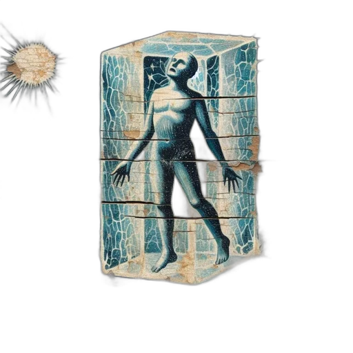 furniture, jewelry, mask, robot, concept art, 3d render, vaporwave, fantasy art transparent PNG cut-out