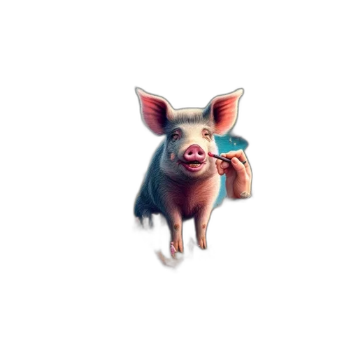 animal, face, creature, mask, pixel art, 3d render, concept art, photorealistic transparent PNG cut-out