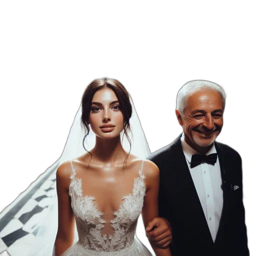 dress, crown, jewelry, umbrella, photorealistic, concept art, oil painting, pixel art transparent PNG cut-out