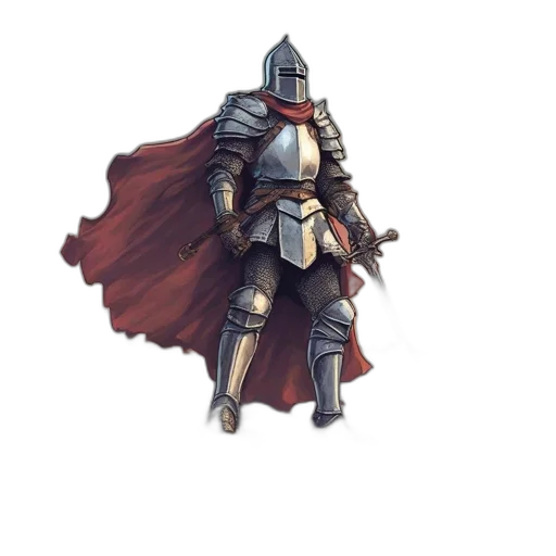 sword, weapon, staff, fantasy art, concept art, pixel art, 3d render, monochrome transparent PNG cut-out