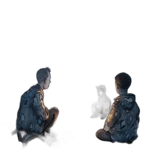 dress, jacket, robot, mask, 3d render, concept art, photorealistic, pixel art transparent PNG cut-out