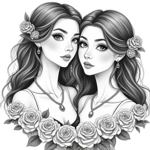 jewelry, pencil sketch, cartoon, fantasy art, photorealistic, monochrome, black, white transparent PNG cut-out