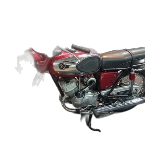 weapon, 3d render, photorealistic, concept art, red, motorcycle, chrome, accents transparent PNG cut-out