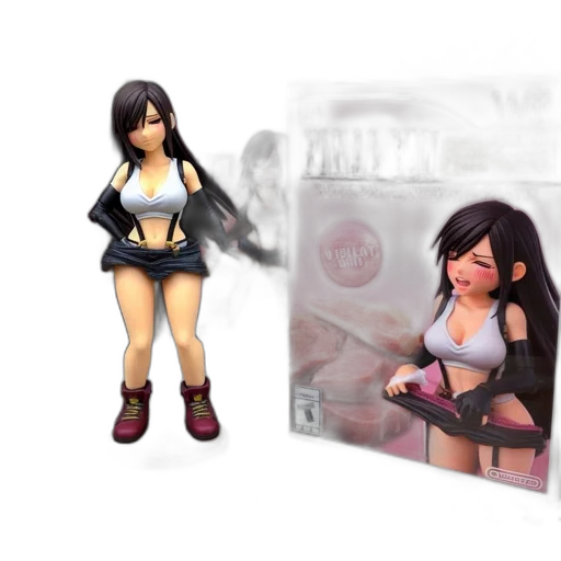 3d render, concept art, final, fantasy, game, wii, platform, displayed transparent PNG cut-out