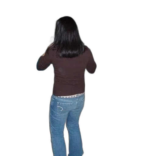 jacket, staff, hair, dress transparent PNG cut-out