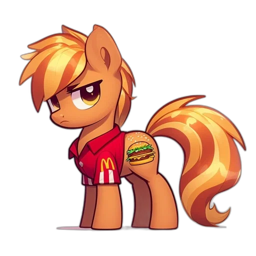 staff, food, animal, pixel art, fantasy art, cartoon, concept art, animated transparent PNG cut-out