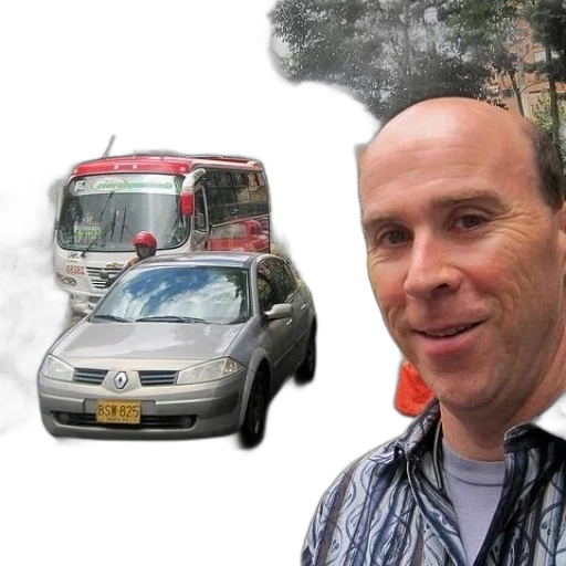 car, staff, face, photorealistic transparent PNG cut-out