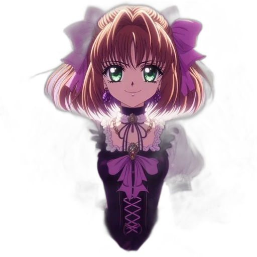 flower, staff, crown, dress, anime, pixel art, concept art, fantasy art transparent PNG cut-out