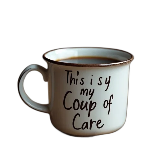 staff, cup, care, coffee, mug transparent PNG cut-out