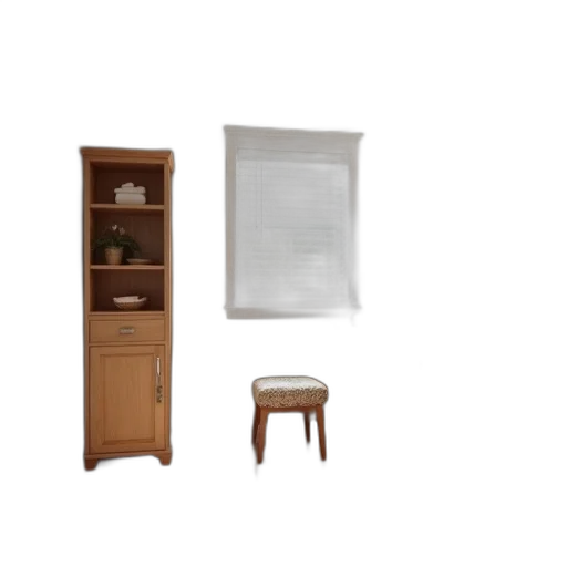 furniture, dress, staff, jacket, 3d render, concept art, photorealistic, forest transparent PNG cut-out