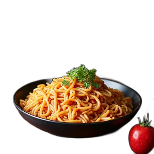 food, animal, weapon, dress, 3d render, photorealistic, red, monochrome transparent PNG cut-out