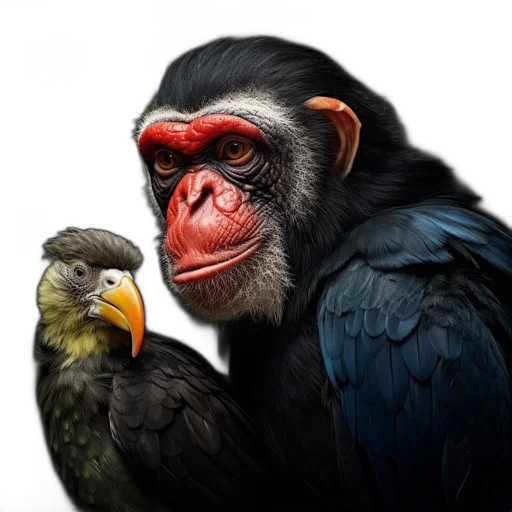 animal, mask, face, jewelry, photorealistic, concept art, oil painting, 3d render transparent PNG cut-out