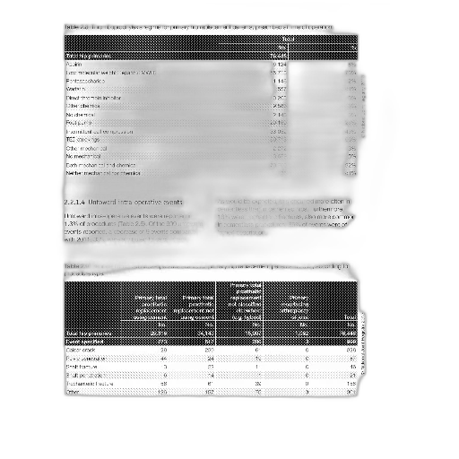 monochrome, table, showing, number, patients, who, had, surgery transparent PNG cut-out