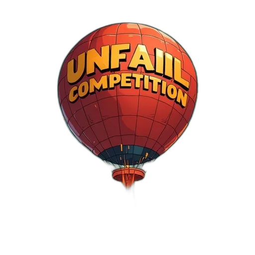 umbrella, cartoon, bomb, unfair, competition, inscription transparent PNG cut-out