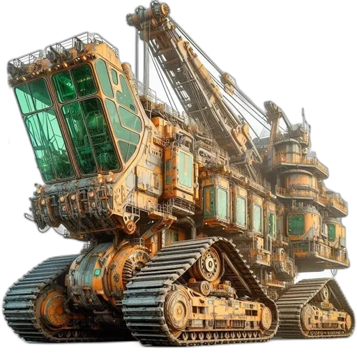 robot, furniture, jewelry, building, concept art, 3d render, fantasy art, photorealistic transparent PNG cut-out