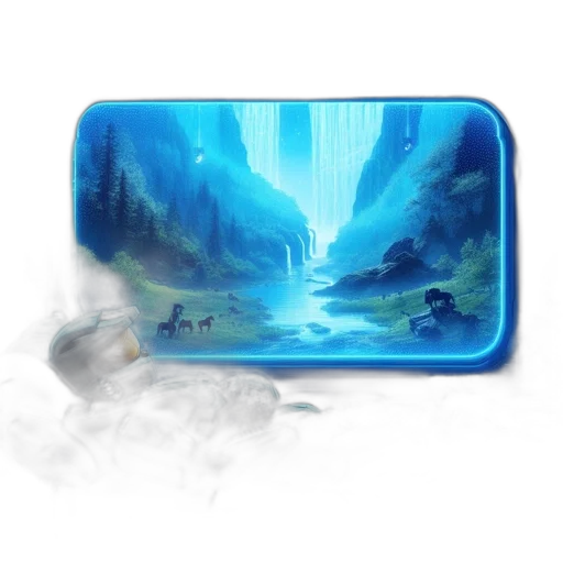 sword, concept art, fantasy art, photorealistic, 3d render, fog, underwater, snow transparent PNG cut-out