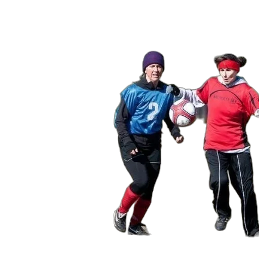 group, people, playing, soccer, one, player, wearing, blue transparent PNG cut-out