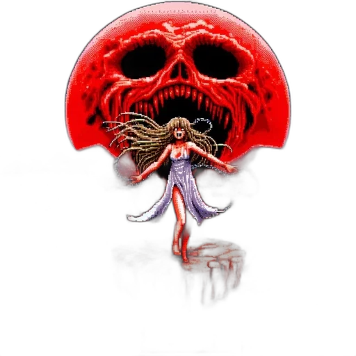 hair, creature, jewelry, concept art, pixel art, comic book art, 3d render, pixel transparent PNG cut-out