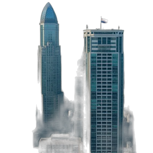 building, concept art, photorealistic, 3d render transparent PNG cut-out