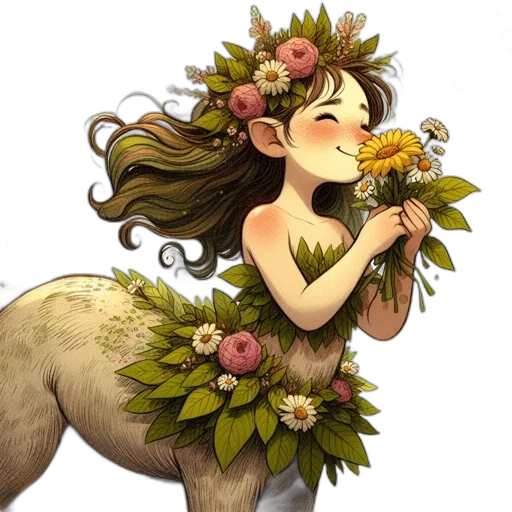 fantasy art, concept art, watercolor, pixel art, earth tones, green, golden, animated transparent PNG cut-out