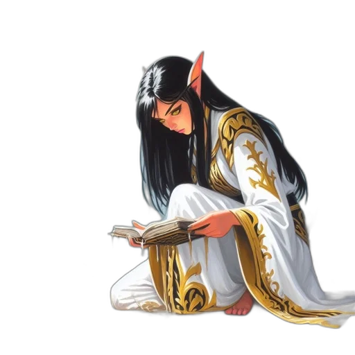 jewelry, sword, fantasy art, concept art, watercolor, comic book art, fire, elven transparent PNG cut-out