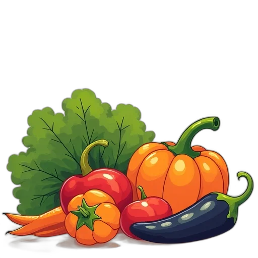 food, crown, photorealistic, pixel art transparent PNG cut-out