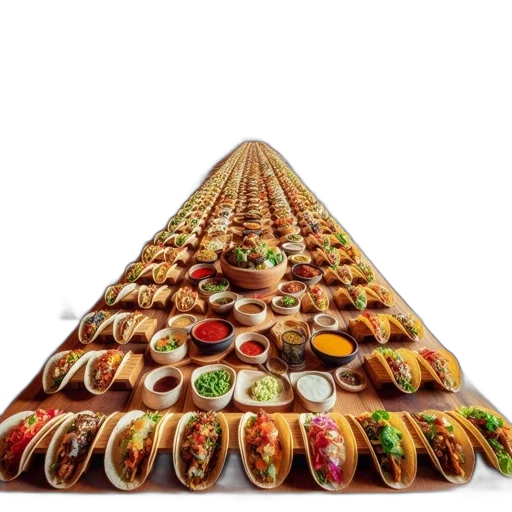 food, jewelry, umbrella, staff, photorealistic, 3d render, opulent, dining transparent PNG cut-out
