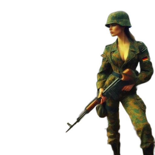 weapon, jacket, staff, hat, concept art, 3d render, pixel art, photorealistic transparent PNG cut-out