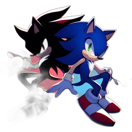 pixel art, concept art, 3d render, fantasy art, blue, dark, two, anthropomorphic transparent PNG cut-out