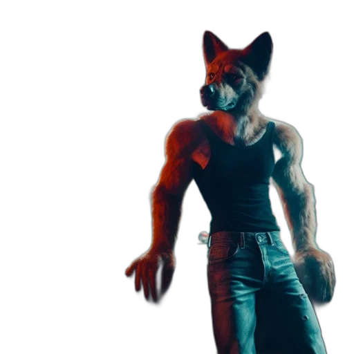 mask, animal, creature, weapon, 3d render, concept art, cyberpunk, vaporwave transparent PNG cut-out