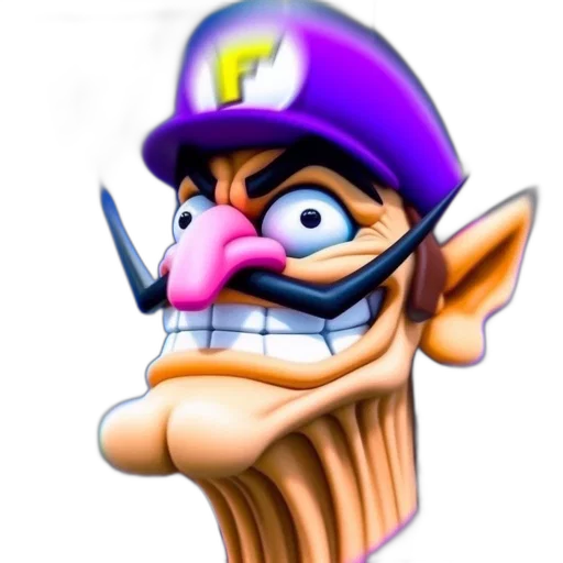 face, hat, weapon, mask, concept art, 3d render, pixel art, vaporwave transparent PNG cut-out