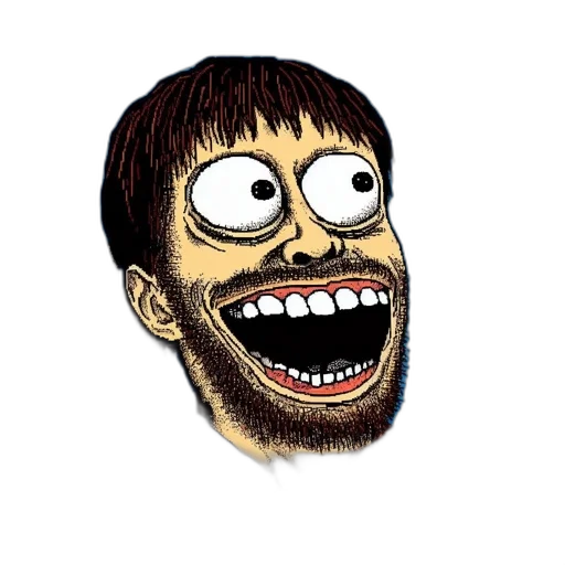 face, mask, creature, robot, cartoon, photorealistic, concept art, pixel art transparent PNG cut-out