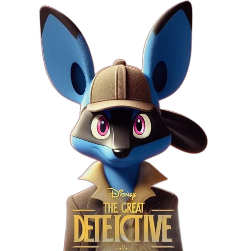 staff, hat, creature, concept art, cartoon, 3d render, vaporwave, animated transparent PNG cut-out