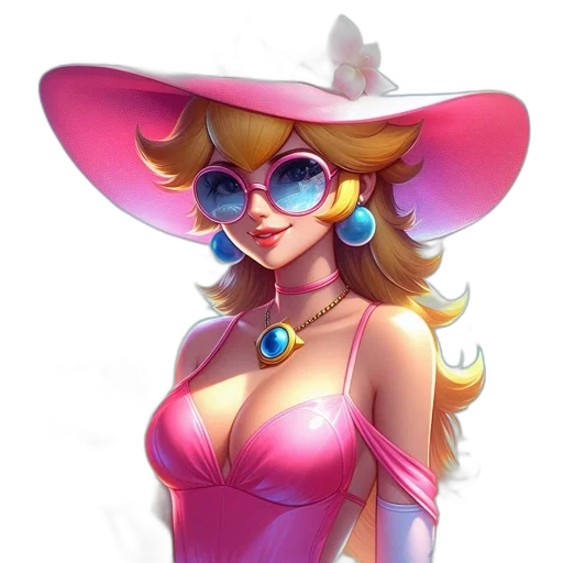 dress, hat, staff, crown, concept art, fantasy art, pixel art, cartoon transparent PNG cut-out