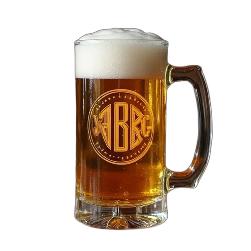 personalized, beer, growler, monogrammed transparent PNG cut-out