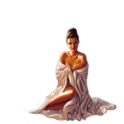 dress, jewelry, crown, oil painting, photorealistic, pixel art, concept art, underwater transparent PNG cut-out