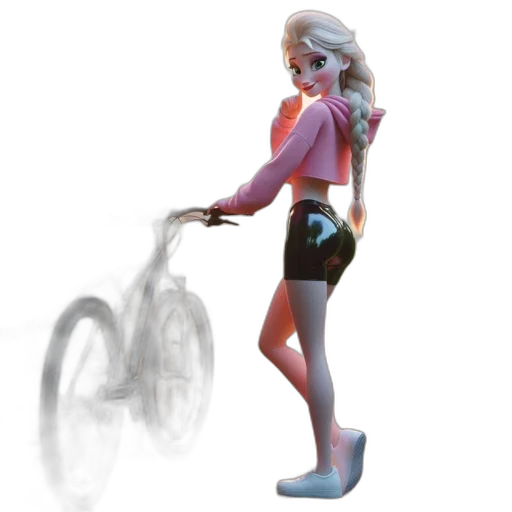 dress, hair, weapon, concept art, 3d render, fantasy art, comic book art, fog transparent PNG cut-out
