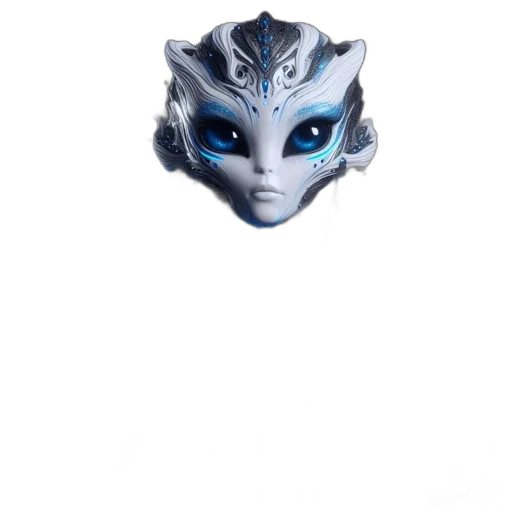 mask, dragon, face, creature, fantasy art, concept art, 3d render, photorealistic transparent PNG cut-out