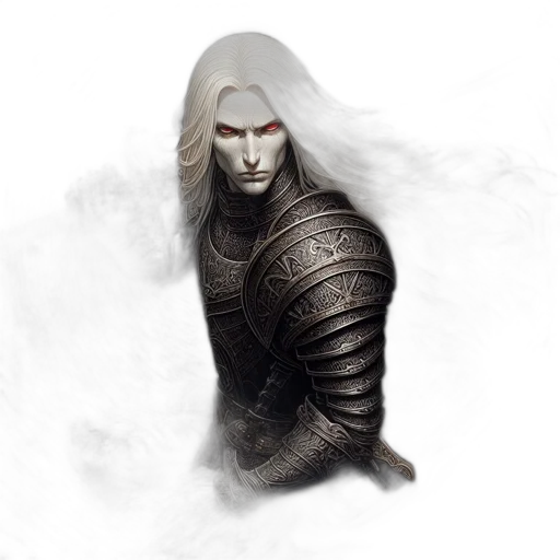 mask, sword, face, dragon, fantasy art, concept art, comic book art, 3d render transparent PNG cut-out