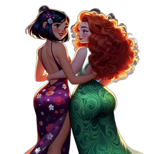 dress, concept art, comic book art, fantasy art, cartoon, outer space, underwater, fire transparent PNG cut-out