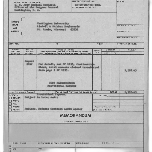 black, white, document, department, army, detailing, payment, washington transparent PNG cut-out