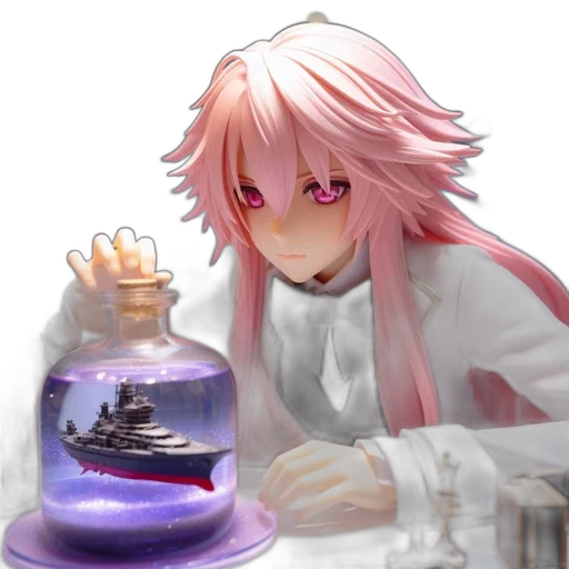 bottle, creature, food, weapon, concept art, anime, 3d render, photorealistic transparent PNG cut-out