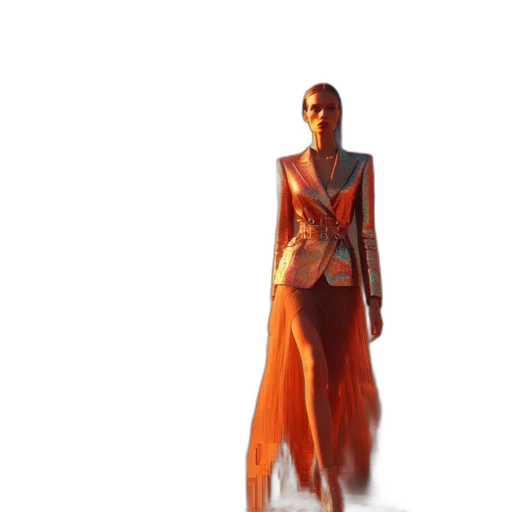 dress, jewelry, staff, 3d render, concept art, photorealistic, pixel art, earth tones transparent PNG cut-out