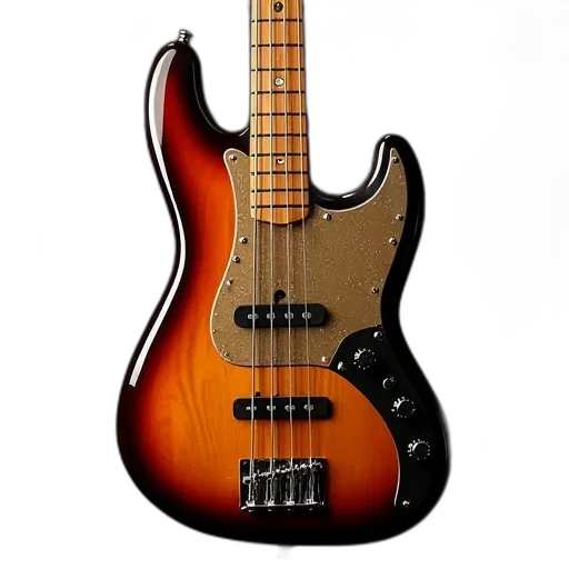 fender, precision, bass, guitar transparent PNG cut-out