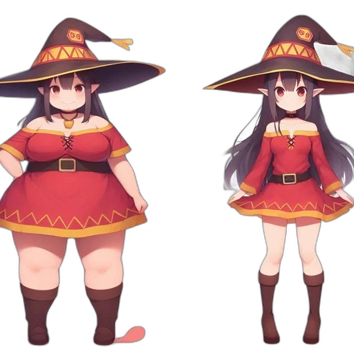 hat, dress, staff, dragon, concept art, fantasy art, anime, 3d render transparent PNG cut-out