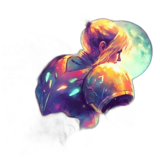 mask, face, creature, robot, concept art, watercolor, fantasy art, pixel art transparent PNG cut-out