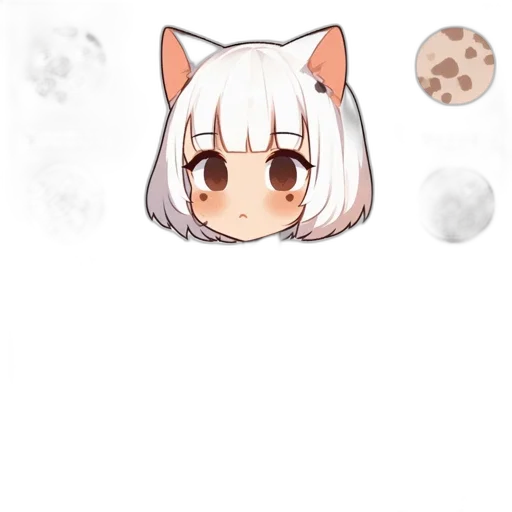 creature, animal, face, staff, anime, pixel art, watercolor, concept art transparent PNG cut-out